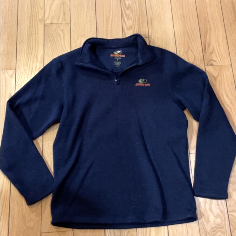 Men's Navy Blue Half-Zip Sweater